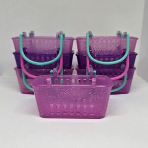 Shopkins Shopping Baskets Bags Glitter Lot